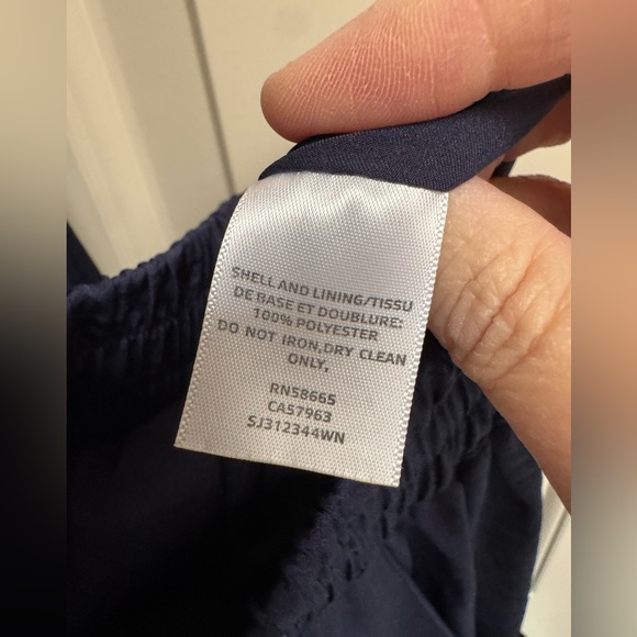 Sejour Navy Maxi Skirt Satin Feel - Picture 4 of 5